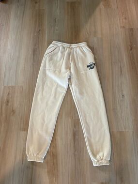 White Fox Boutique Cream Joggers